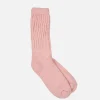 CHAMULA Chaussettes | Alpaga Loose Rib Sox Rose