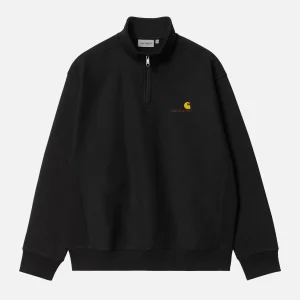 CARHARTT WIP Sweats & Polaires | American Scrip Half Zip Black