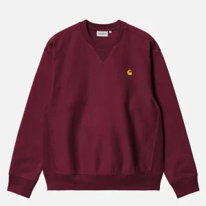 CARHARTT WIP Sweats & Polaires | American Script Sweat Malbec