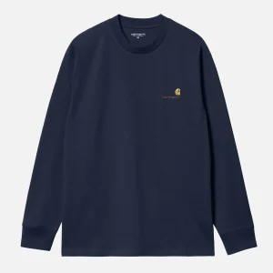 CARHARTT WIP Sweats & Polaires | American Tee Ls Air Force Blue