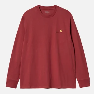 CARHARTT WIP Sweats & Polaires | American Tee Ls Tuscany Red