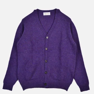 WILLIAM LOCKIE Pulls & Cardigans | Aryan Cardigan Royal Violet