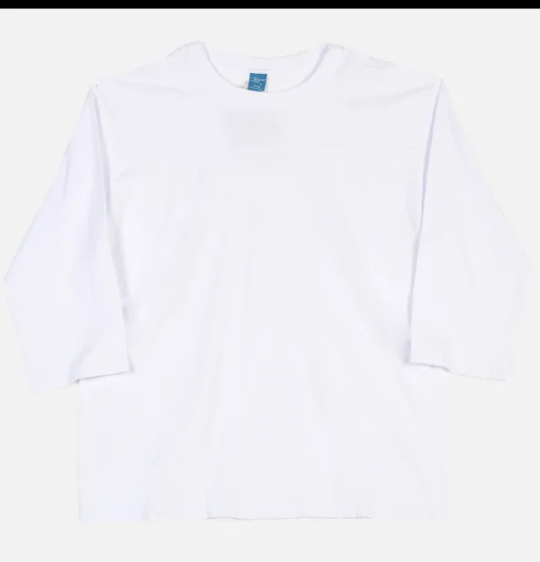 GOOD ON T-shirts | Baseball Tee Non Pigmente Blanc