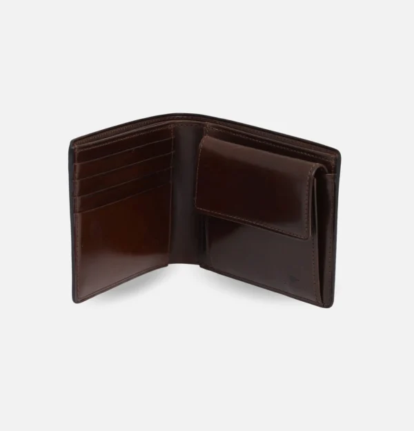 IL BUSSETTO Petite Maroquinerie | Bi-fol Wallet/Coin Dark Brown