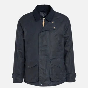 MANIFATTURA CECCARELLI Blousons & Manteaux | Blouson Caban Wax Navy