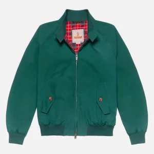 BARACUTA Blousons & Manteaux | Blouson Harrington G9 Racing Vert