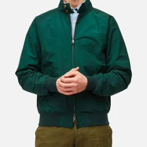 BARACUTA Blousons & Manteaux | Blouson Harrington G9 Racing Vert