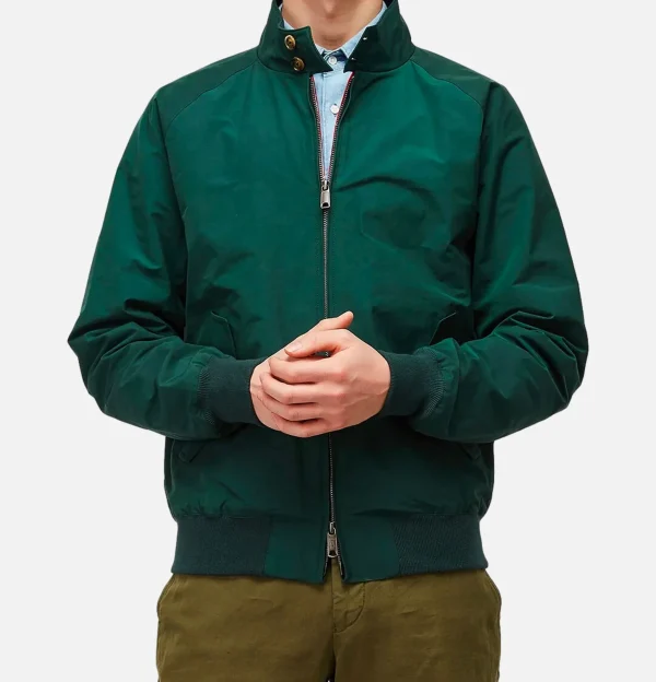 BARACUTA Blousons & Manteaux | Blouson Harrington G9 Racing Vert