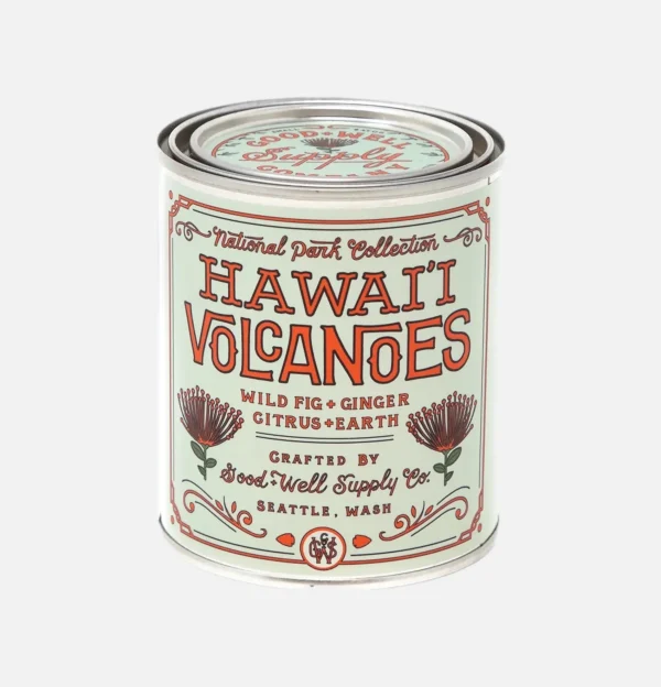 GOOD & WELL SUPPLY CO Maison | Bougie 8oz Hawaii Volcano