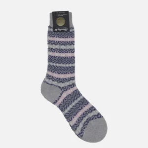 PANTHERELLA Chaussettes | Bradstock Cashemire Lt Grey