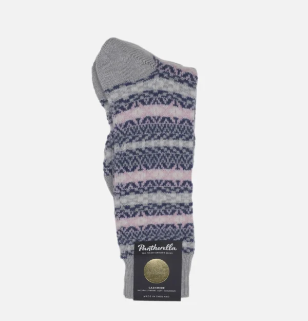 PANTHERELLA Chaussettes | Bradstock Cashemire Lt Grey