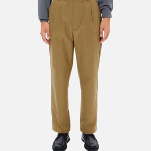 GOLDWIN Pantalons | Brushed Back One Tuck Pant Clay Beige