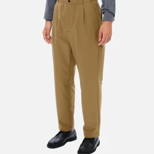 GOLDWIN Pantalons | Brushed Back One Tuck Pant Clay Beige