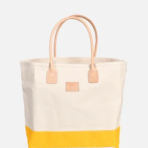 HERITAGE LEATHER COMPANY Tote-bags | Canvas Day Tote Bag Jaune