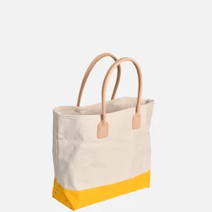 HERITAGE LEATHER COMPANY Tote-bags | Canvas Day Tote Bag Jaune