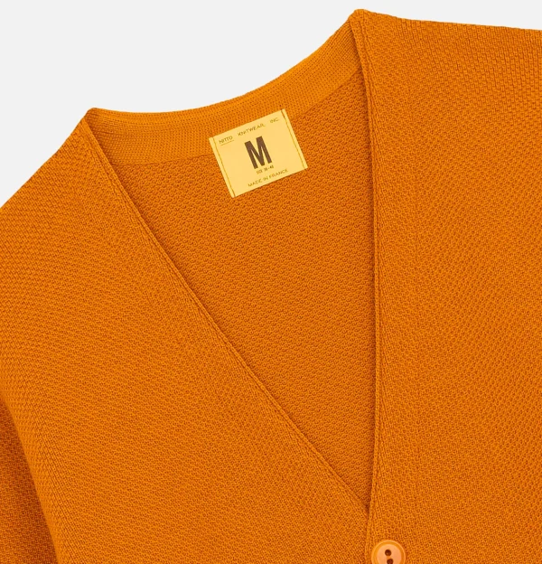 NITTO KNITWEAR Pulls & Cardigans | Cardigan Youri Merino Ocre