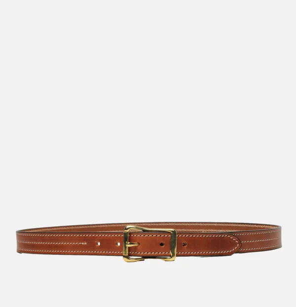 YUKETEN Ceintures | Ceinture Triple Stitched Havana