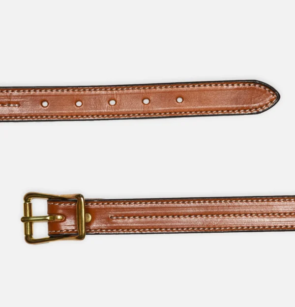 YUKETEN Ceintures | Ceinture Triple Stitched Havana