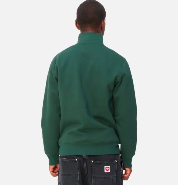 CARHARTT WIP Sweats & Polaires | Chase Neck Zip Sweat Discovery Green