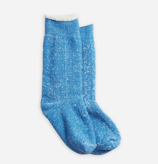 ROTOTO Chaussettes | Chaussette Double Face Blue