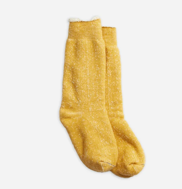 ROTOTO Chaussettes | Chaussette Double Face Yellow