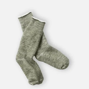 ROTOTO Chaussettes | Chaussettes Double Face Green