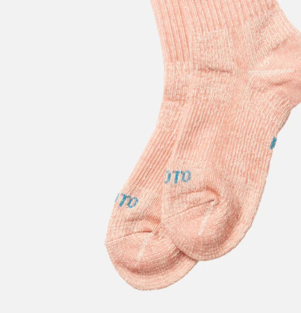 ROTOTO Chaussettes | Chaussettes Double Face Mini Saumon