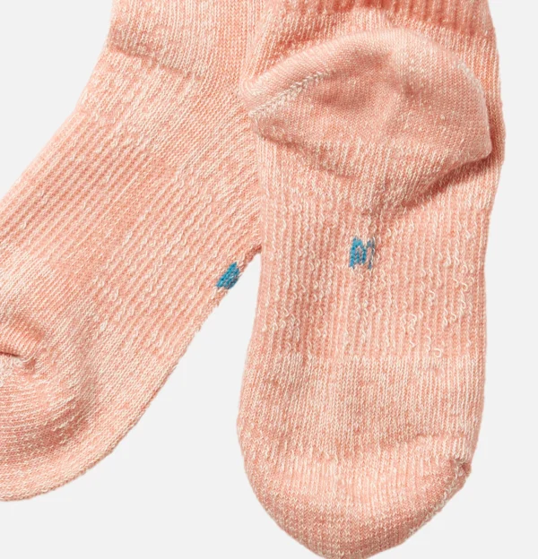 ROTOTO Chaussettes | Chaussettes Double Face Mini Saumon