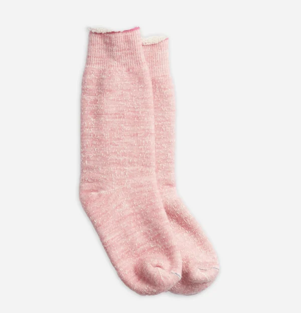 ROTOTO Chaussettes | Chaussettes Double Face Pink