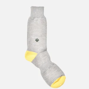 ANONYMOUS ISM Chaussettes | Chaussettes Embroidery Jaune