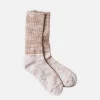 YAHAE Chaussettes | Chaussettes Pile Brown