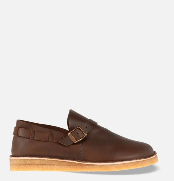 YOGI FOOTWEAR Autres | Mocassins | Chaussures Corso Buckle Monk Brown