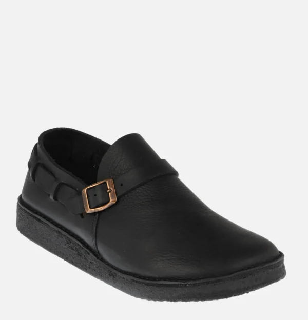 YOGI FOOTWEAR Autres | Mocassins | Chaussures Corso Buckle Monk Black