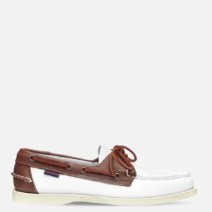 SEBAGO Mocassins | Chaussures Docksides Portland White brown