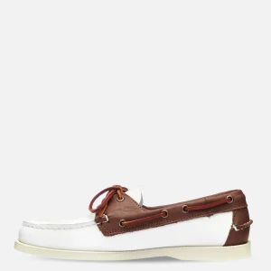 SEBAGO Mocassins | Chaussures Docksides Portland White brown