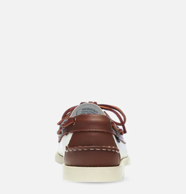 SEBAGO Mocassins | Chaussures Docksides Portland White brown