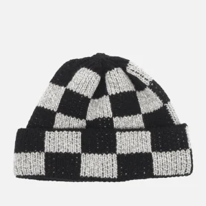 FOUND FEATHER Gants • Bonnets • Echarpes | Checker Beanie Black