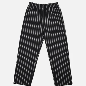 COOKMAN Work Pants | Chef Pant Duck Stripe Black