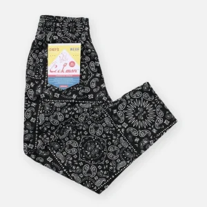 COOKMAN Work Pants | Chef Pant Paisley Black