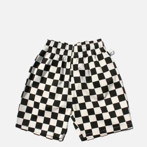 COOKMAN Shorts | Chef Short Checker Black