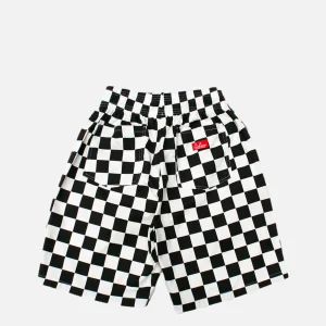 COOKMAN Shorts | Chef Short Checker Black