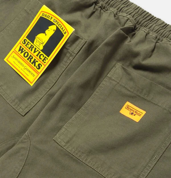 SERVICE WORKS Shorts | Chef Short Olive