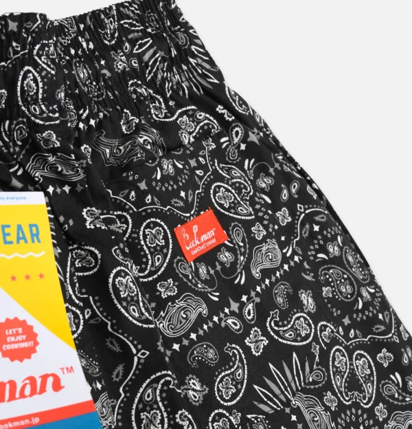 COOKMAN Shorts | Chef Short Paisley Black