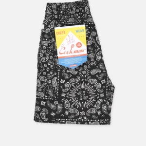 COOKMAN Shorts | Chef Short Paisley Black