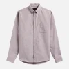 PORTUGUESE FLANNEL Chemises | Chemise Brushed Oxford Bordeaux