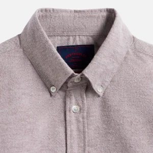 PORTUGUESE FLANNEL Chemises | Chemise Brushed Oxford Bordeaux