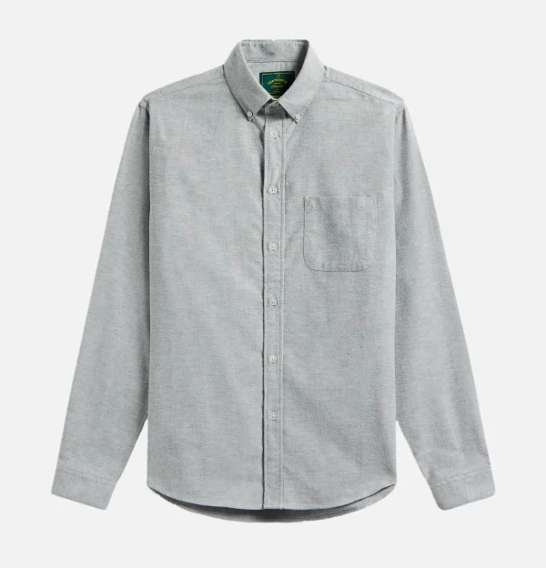 PORTUGUESE FLANNEL Chemises | Chemise Brushed Oxford Green