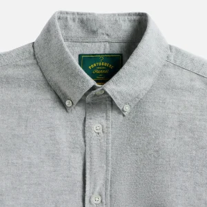 PORTUGUESE FLANNEL Chemises | Chemise Brushed Oxford Green