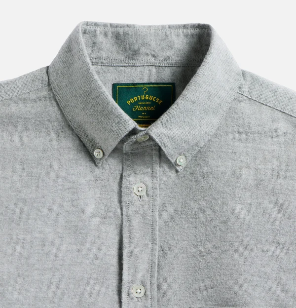 PORTUGUESE FLANNEL Chemises | Chemise Brushed Oxford Green