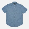 PORTUGUESE FLANNEL Chemises | Chemise Chambray Ss Blue